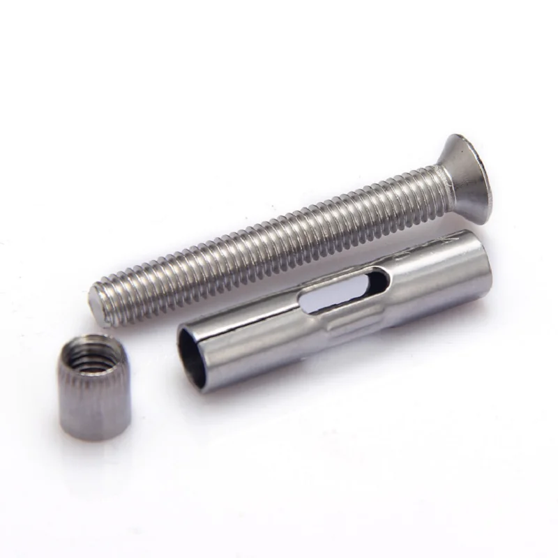 M6 M8 304 stainless steel flat head cross built in expansion bolt screw