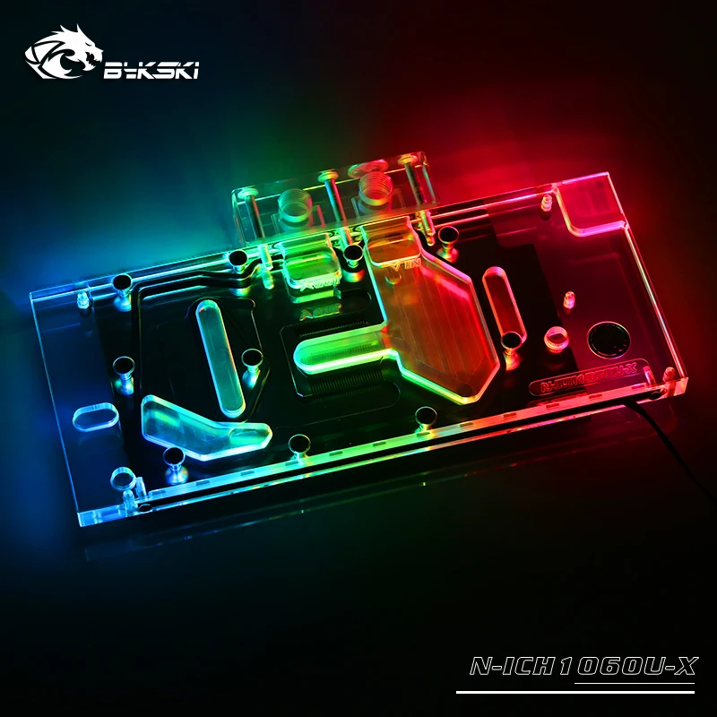 Bykski водный блок для INNO3D GTX 1060 Ultra водяное охлаждение GPU Блок кулер VGA материнская