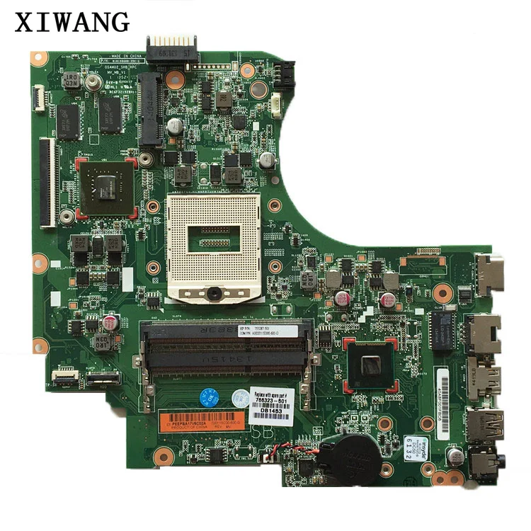 

766323-001 766323-501 Free Shipping Laptop motherboard 766323-601 For HP 15-D 250 G2 motherboard DDR3 rPGA989, 100% WORKING