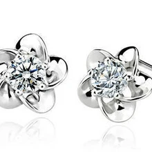 30 пар/лот) ААА циркониевые серьги для женщин серьги сливы