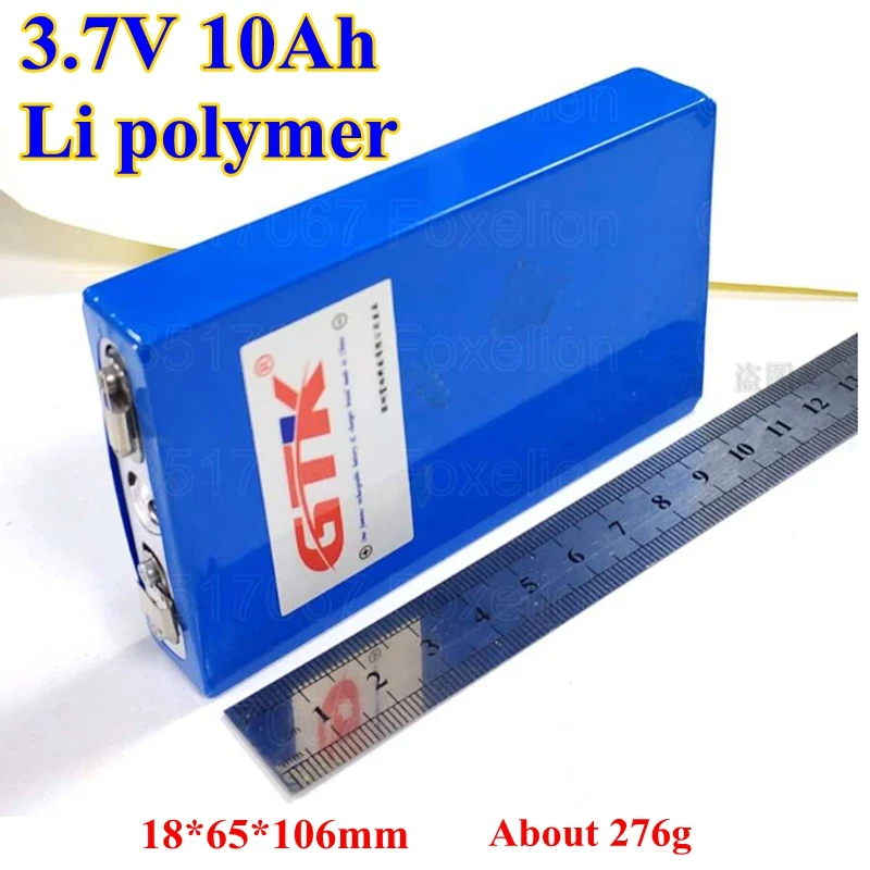 13pcs 3 7v 10Ah Li Polymer Battery Cells Recharge 10ah 3 7v 10000mah 