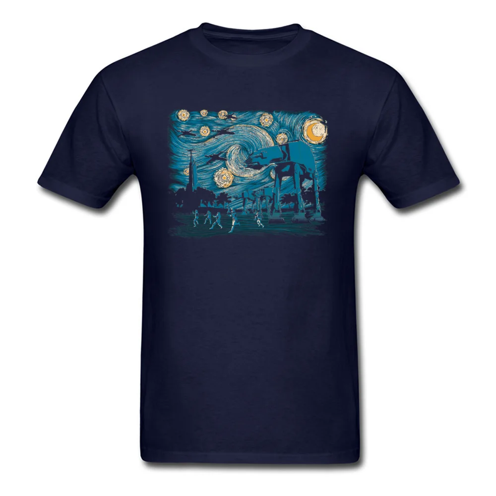 Crew Neck Starry Wars 2 Cotton Man T Shirt Funny Short Sleeve Tees On Sale Design Sweatshirts Free Shipping Starry Wars 2 navy