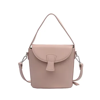 

New Elegant Shoulder Bag Women Wild Simple Messenger Bag For Girls 2019 Spring New Diagonal Diagonal Fashion Bucket Bag K704