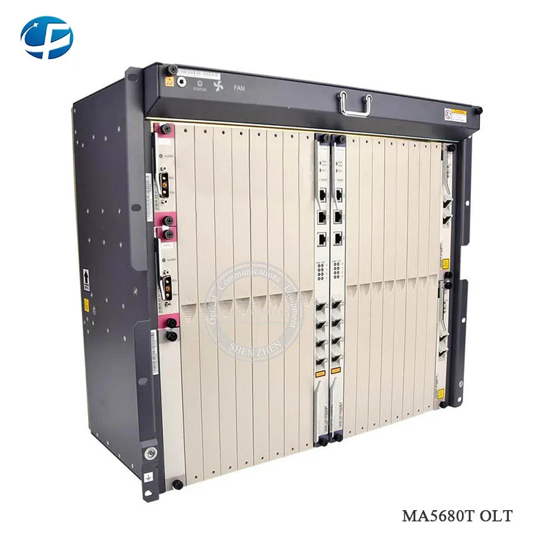 Hua wei FTTH двойной 10G MA5680T GPON OLT, с 2* SCUN+ 2* PRTE+ 2*10G X2CS+ 8 портов GPBD C+ плата 8 шт SFP модуль