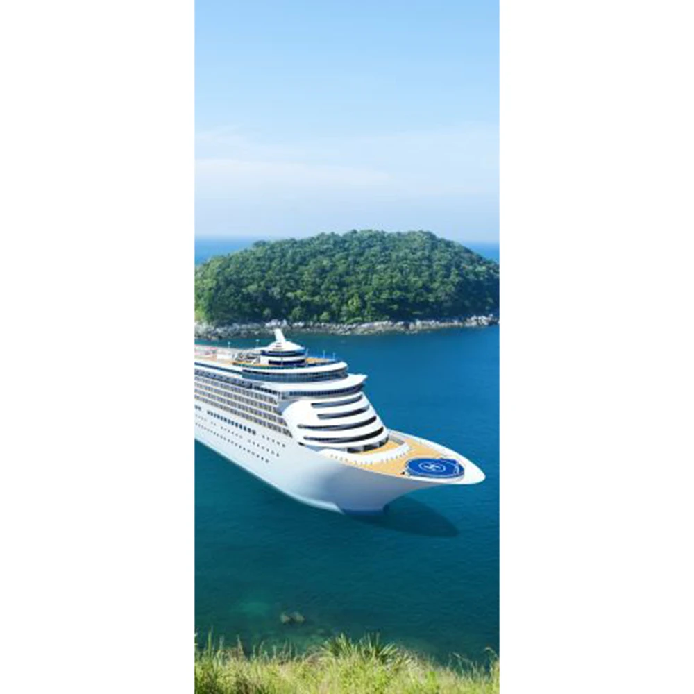 Cruise Ship Wall Murals Wall Stickers Door Sticker Wallpaper