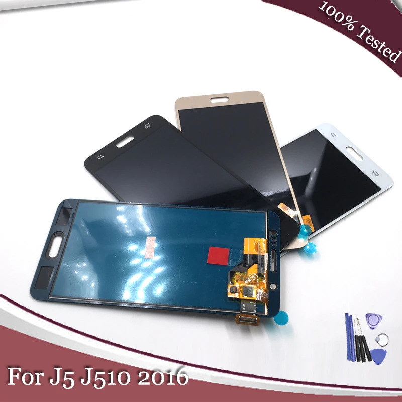Compatible For Samsung Galaxy J510FN J510F J510G J510Y J510 J5 2016 LCD Display Touch Screen Digitizer Assembly | Мобильные телефоны