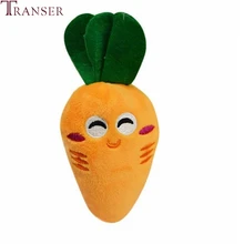 Transer питомец мягкий флис улыбающаяся морковка милая собака Жевательная пищалка Игрушки для маленьких собак щенков 71229