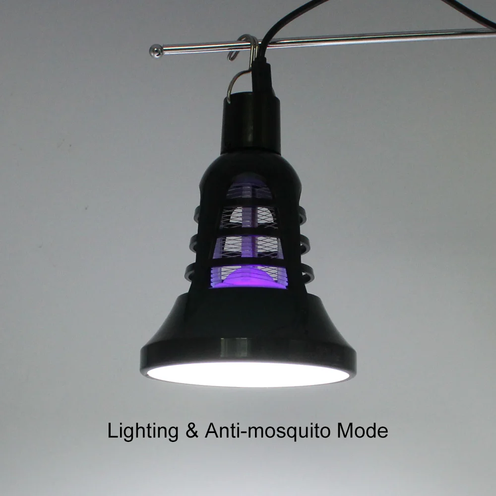 ANBLUB E27 Светодиодный светильник от комаров, 220 В, 8 Вт, электронная лампа для защиты от насекомых, USB, 5 В, для дома и сада