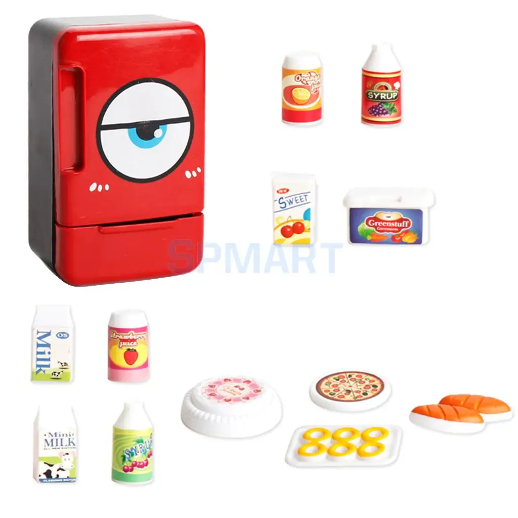 Simulation Electric Refrigerator Home Appliances Toys - Baby Kids Pretend Play Kitchen Cooking Food Toy Developmental Game