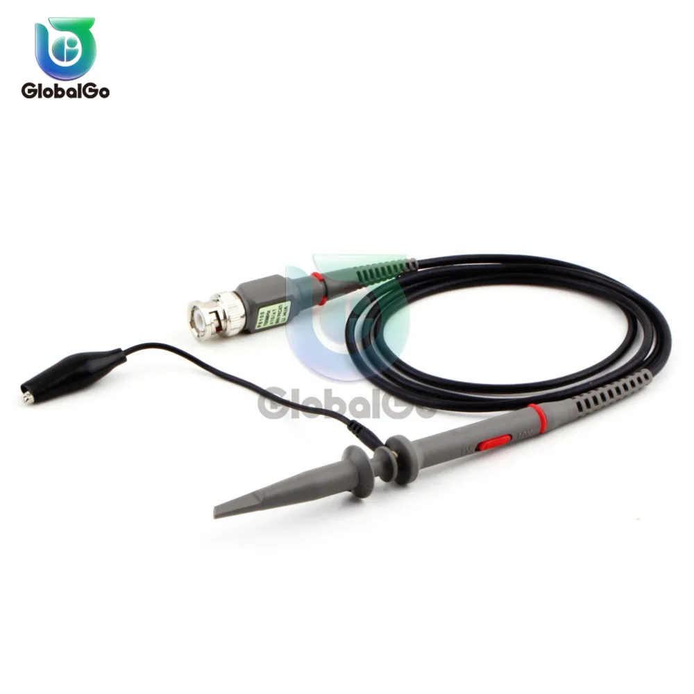 

Oscilloscope Probe Kit 100MHZ Scope Clip Test Leads High Precision Scope Analyzer Alligator Test Clip Probe P6100