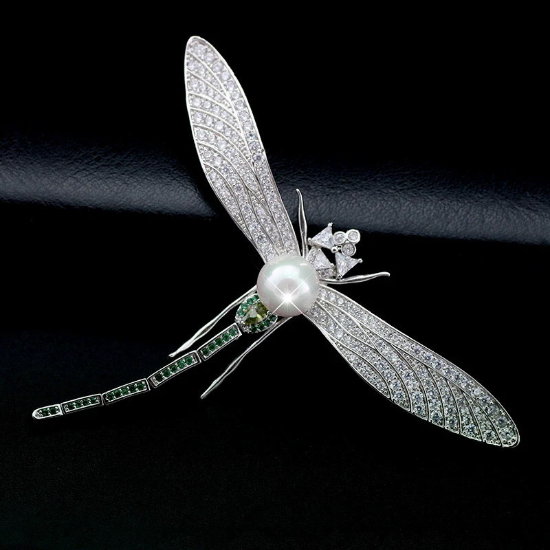 

Lovely Dragonfly Brooches for Women Girl Rhinestone Insect Broach Vintage Bridal Bouquet Scarf Insect Brooch Pin Luxury Gift