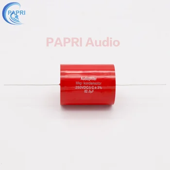 

PAPRI 82UF 250VDC Axial MKP DIY Audio Grade Capacitor For HiFi Tube Guitar Amplifier Lot/1PCS