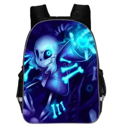 photo color Undertale рюкзак животных Аниме FNAF Freddy UT Sans повседневные школьные сумки для малышей, мальчиков и девочек подростков Mochila подарочная сумка - Цвет: photo color