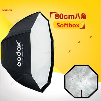 

Godox Umbrella Portable softbox 80cm octagonal hot boot Flash Universal Portable Dual-use photographic soft hood CD50 T03