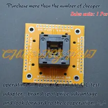 QFP48 LQFP48 TQFP48 ic тестовое гнездо(с Клеммная колодка) шаг = 0,5 Размеры = 7,6x7,6 мм/9x9 мм