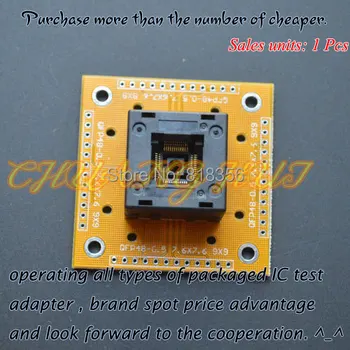 

QFP48 LQFP48 TQFP48 ic test socket (With terminal board)Pitch=0.5 Size=7.6x7.6mm/9x9mm