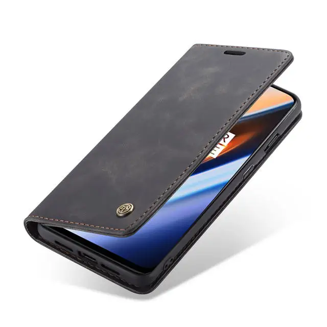 Для oneplus 7 Pro роскошный Магнитный Бизнес-чехол для телефона 1+ 7 oneplus 7 pro тонкий мини-кошелек из искусственной кожи чехол с флип-стойкой