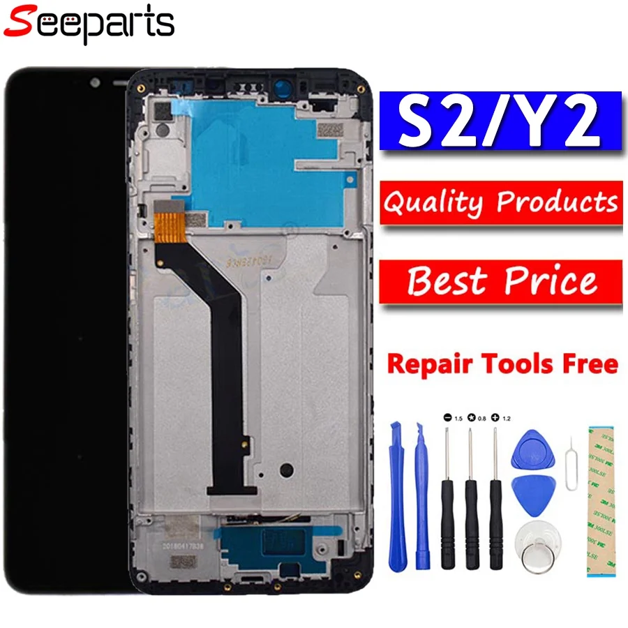 

Black Xiaomi Redmi S2 LCD Display Touch Screen Digitizer Assembly 1440*720 Redmi Y2 Replacement 5.99" Xiaomi redmi S2 Display