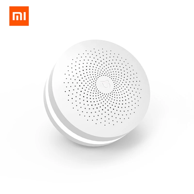 Xiaomi Multifunctio Gateway 2 умный центр управления умный дом Комплект обновленная версия два управления с дверной звонок с радио кольцо встроенный - Цвет: Original AU plug