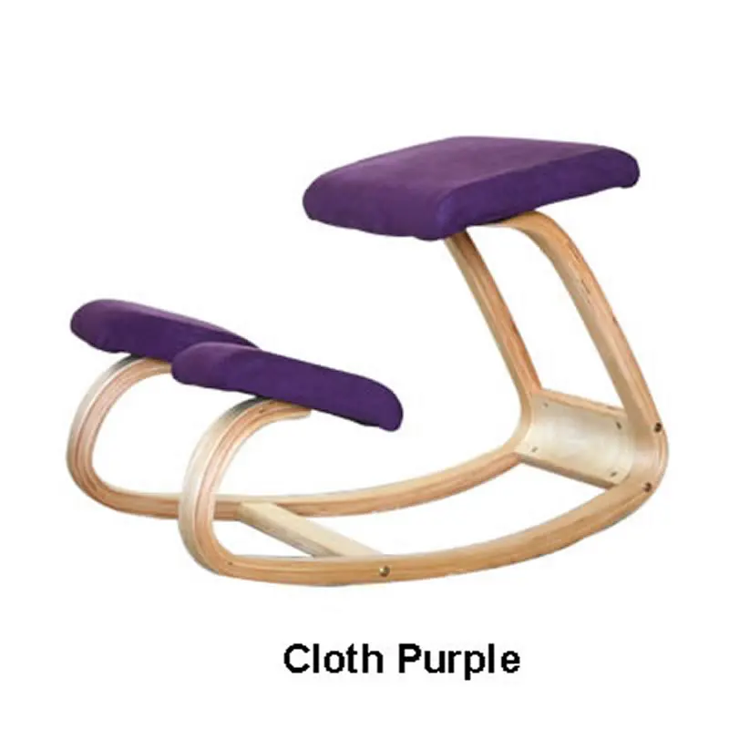 Stool home office furniture ergonomic wooden chair. Children's chair, child sitting posture correction chair