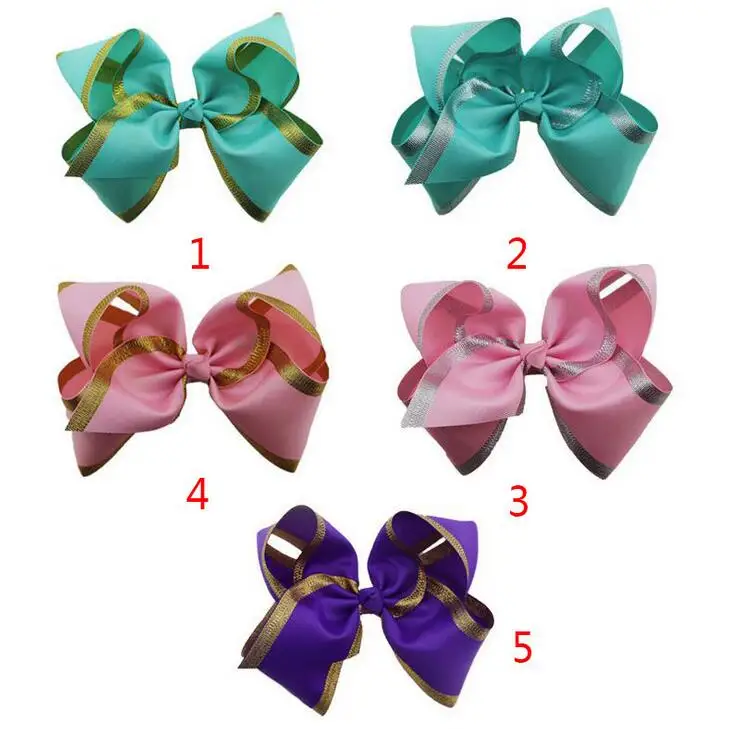 Glitter Metallic hairbow0
