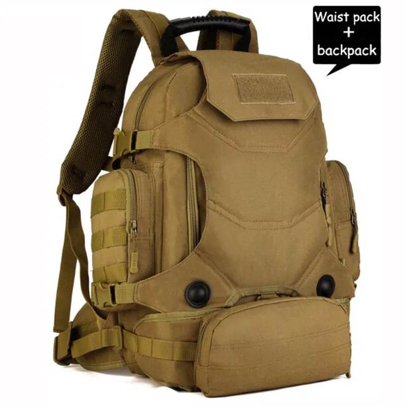 40L Men Molle Military Backpack Waterproof Nylon Women Travel Rucksack Male Casual Laptop Back Bag Black School Bags Teenagers 40L Men Molle Military Backpack Waterproof Nylon Women Travel Rucksack Male Casual Laptop Back Bag Black School Bags Teenagers