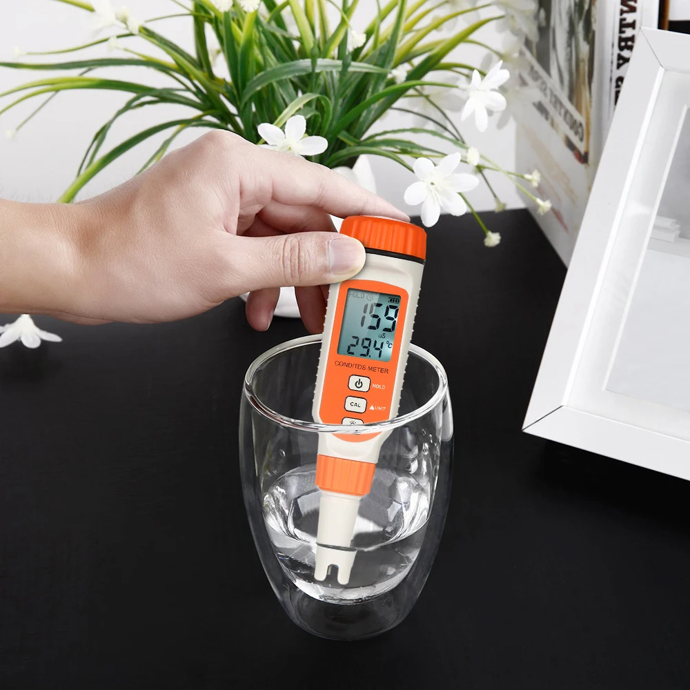 

3 in 1Water Tester Pen Type Conductivity Meter TDS COND TEMP Analyzer Water Quality Temperature Test Meter with ATC Function