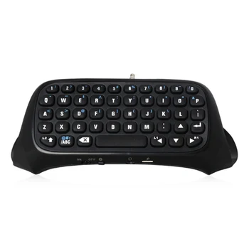 

New Hot Mini Wireless Bluetooth Keyboard 3.5mm Plug KeyPad Adapter Message Chatpad for PlayStation 4