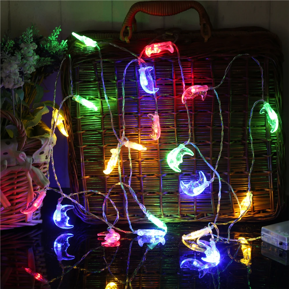 

Fairy LightsMoon Face String Light 1.5M-6M,10L/20L/40L/,3AA Room Weding Party Wall Window Home Decoration Children Night Lamp