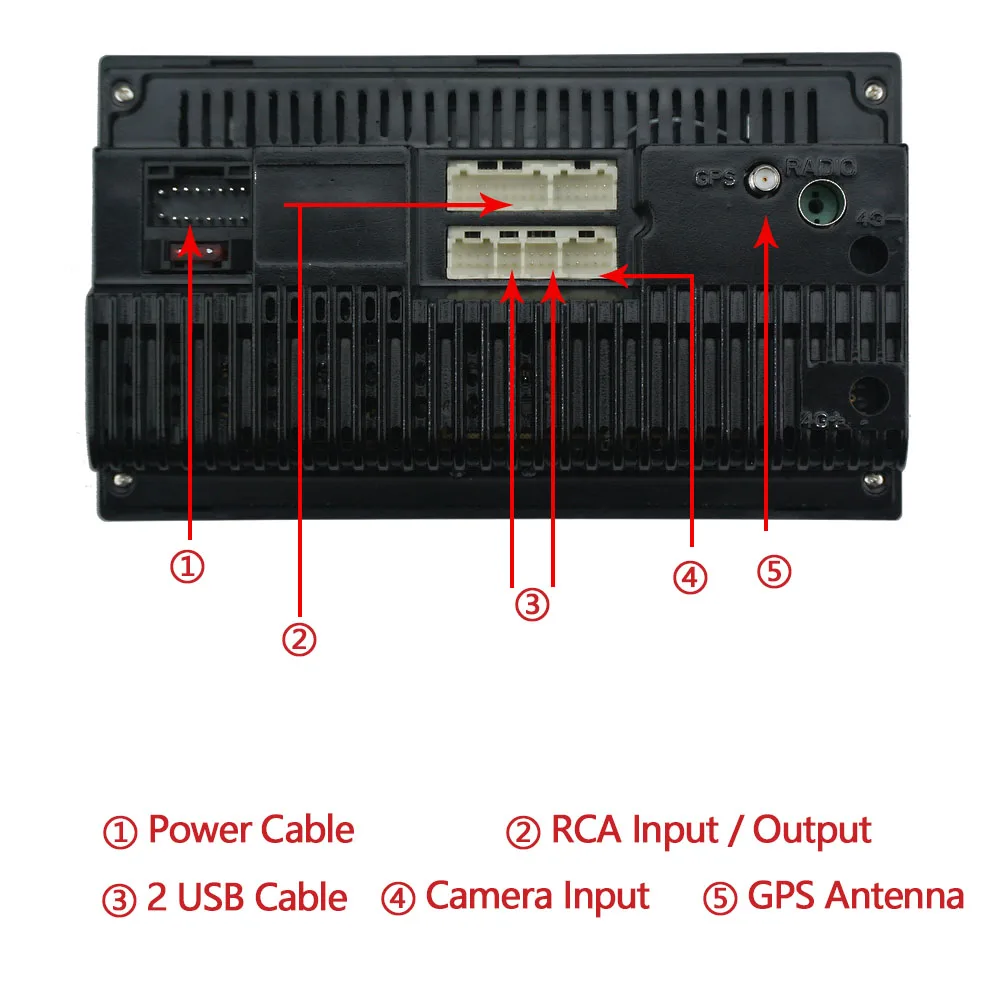 Podofo 2 Din 7 ''Android автомобильный Радио gps Bluetooth MP5 мультимедийный плеер FM wifi Авто Аудио Универсальный резервный монитор Авторадио