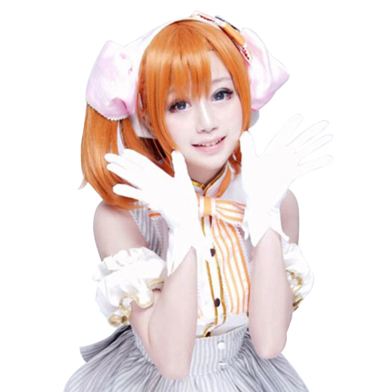 

HSIU High quality Honoka Kosaka Cosplay Wig LoveLive! Love Live Costume Play Adult Wigs Halloween Anime Hair free shipping