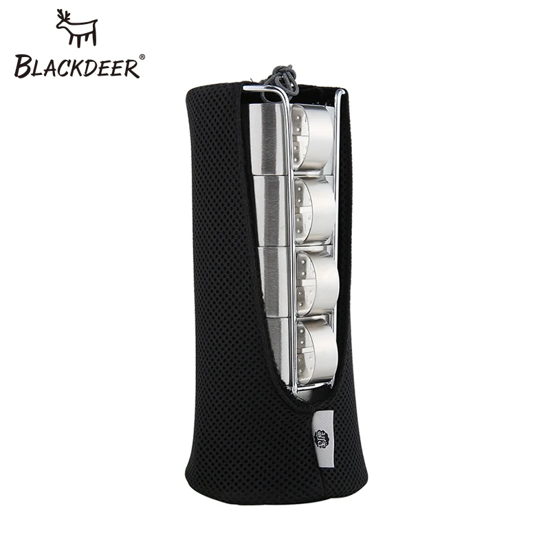 BLACKDEER herramientas portátiles de Camping de acero inoxidable tazas de agua de café de doble capa taza aislada para el hogar al aire libre Picnic Camping