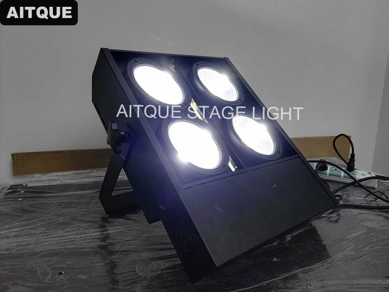 (2 комплекта/корпус) Освещение театров 4x100 Вт blinder led dmx Белый cob АУДИТОРИЯ