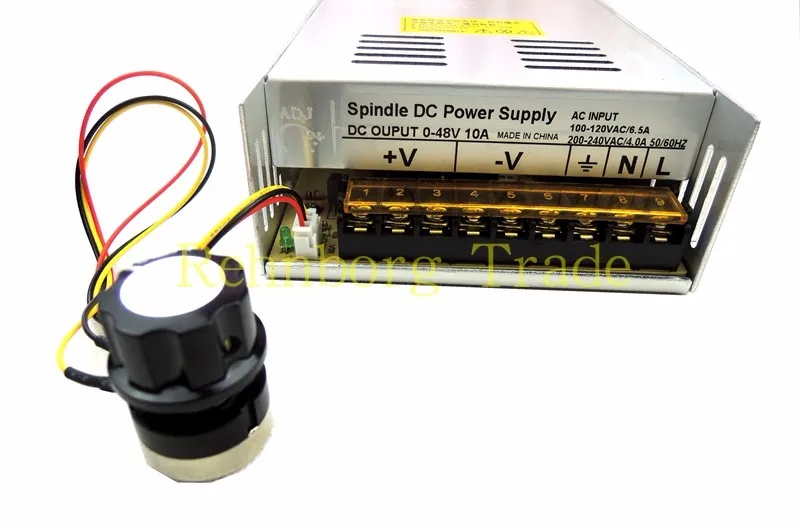 DC12 48V 0 4 кВт Шпиндельный двигатель ER11 патрон CNC 400 Вт + 52 мм Монтажный кронштейн