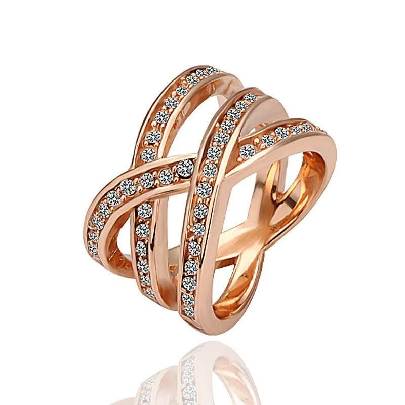 Amazon Jewelry Alloy Crystal Lovers Ring, European and American Wind Accessories, Wholesale...