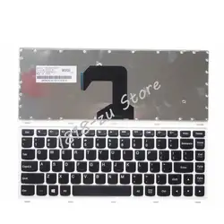 YALUZU новая клавиатура для LENOVO S300 S400 S405 S415 S410 нам Клавиатура ноутбука белой каймой