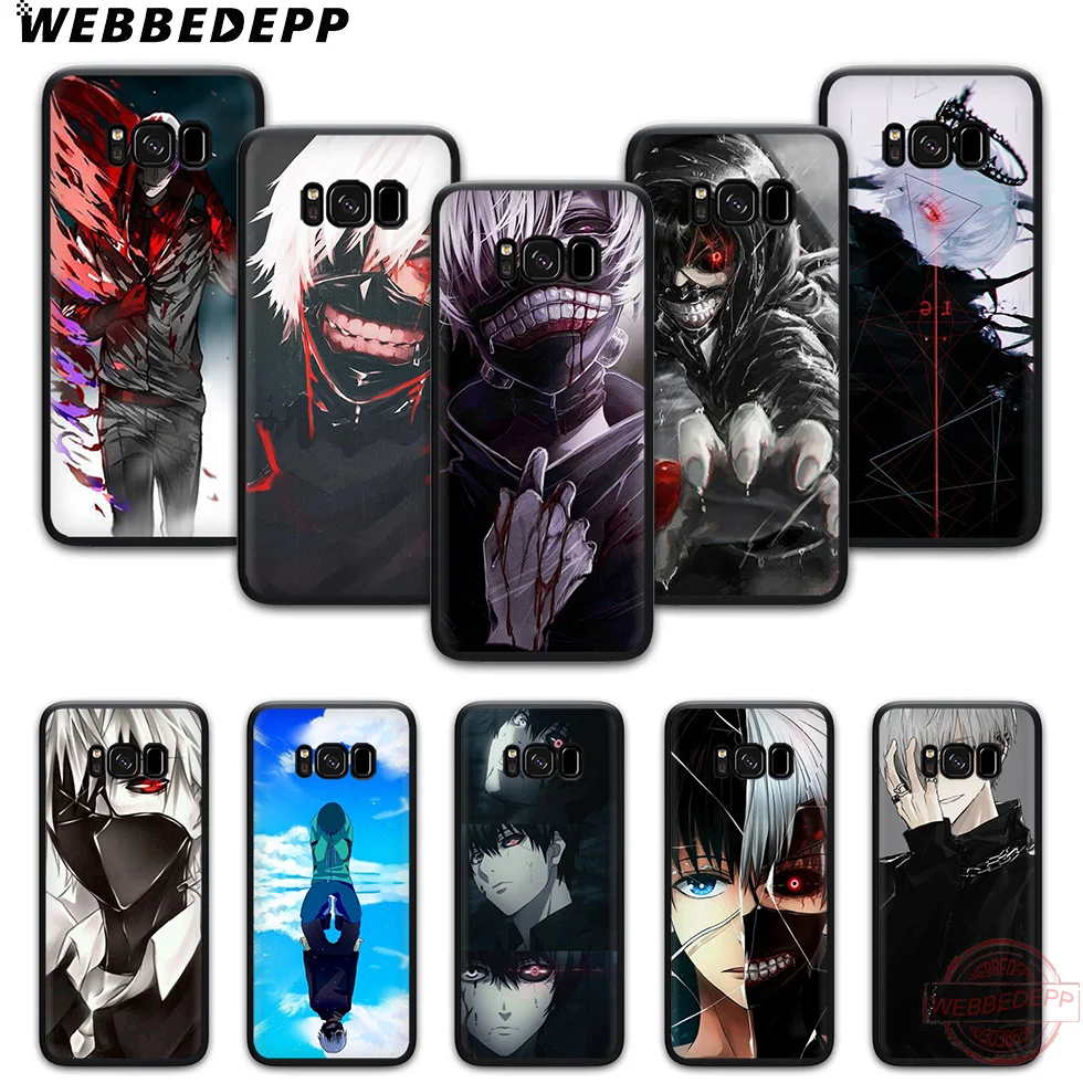 WEBBEDEPP анимэ Tokyo Ghoul мягкий чехол для телефона с изображением цветов Samsung S6 S7 край S8