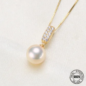 

Special Offer 925 Sterling Silver Pearl Pendant Necklace Pendant Findings Jewelry Parts Fittings Women Accessories