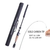 1.8m Telescopic UL Fishing Rod Carbon Spinning/Casting Fishing Rod Travel Ultralight Portable Lure Pole with Tube for Trout Pike ► Photo 2/6