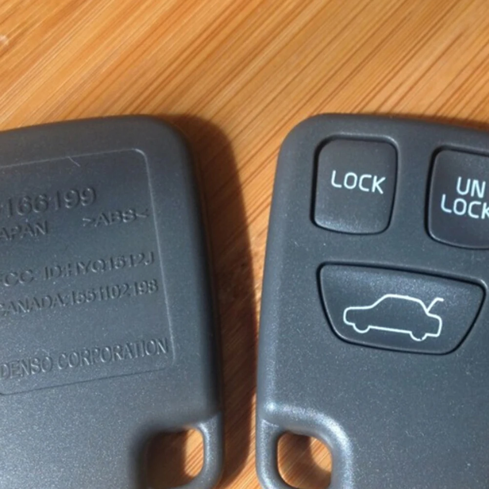 Портативная замена 3 кнопки дистанционного ключа брелок чехол для VOLVO S40 V40 S70 C70 V70 XC70 XC90(черный) Q20