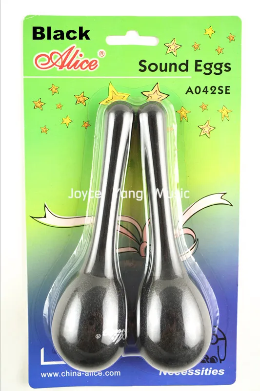 Alice A042SE Colourful Long Handle Sound Eggs Maraca Percussion Shaker s