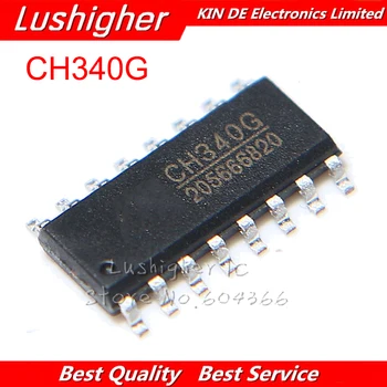 

5PCS Original CH340G SOP16 IC R3 Board Free USB Cable Serial Chip SOP-16 CH340 SOP 340G