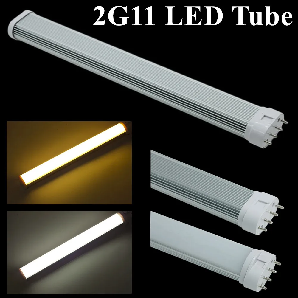 

10pcs/Lot 2G11 LED Tube Light 12W AC85-265V SMD2835 Warm White/Cold White 2G11 LED Tube Lamp with Diffused Cover Wholesale