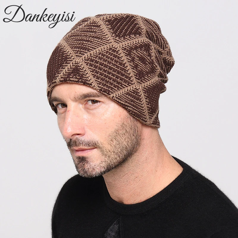 Buy DANKEYISI Plaid Gorros Caps For Men Women