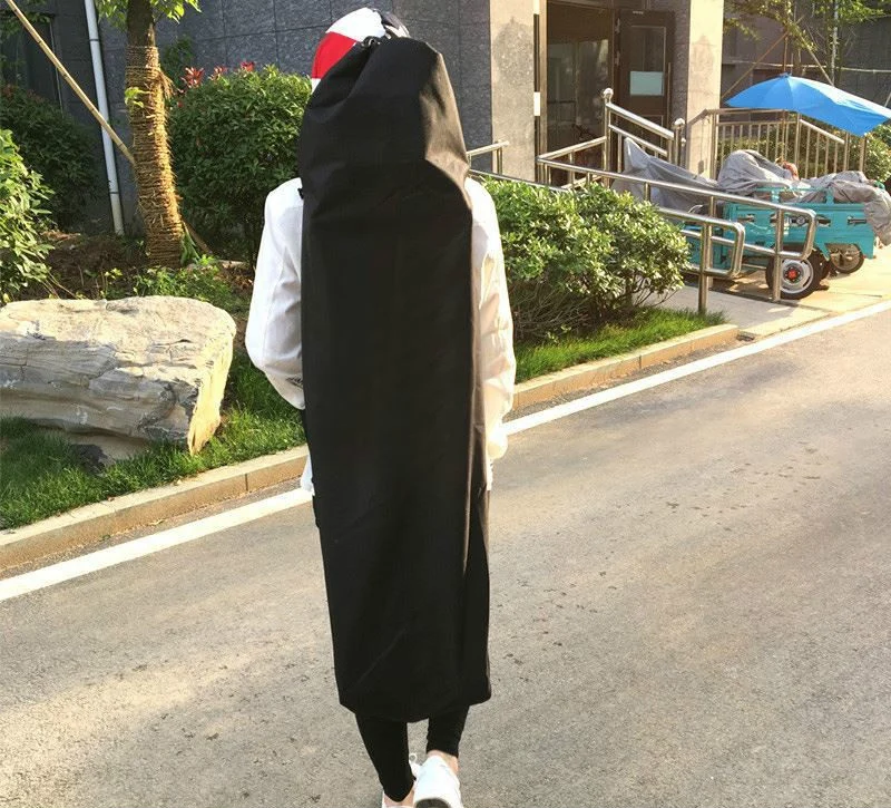 Skateboard bag Skateboard carry bag 120Cm Long Skateboard Bag Oxford Cloth Skateboard Bag 46 Inch Carrying Case Shoulder Travel Longboard Backpack