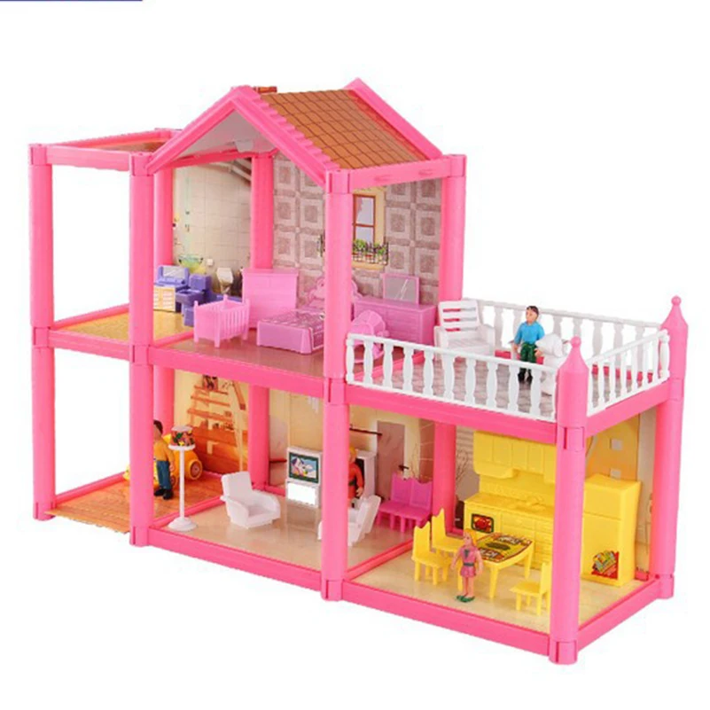 5x 1:50 de plástico casa de muñecas en miniatura columpio muebles juguetes