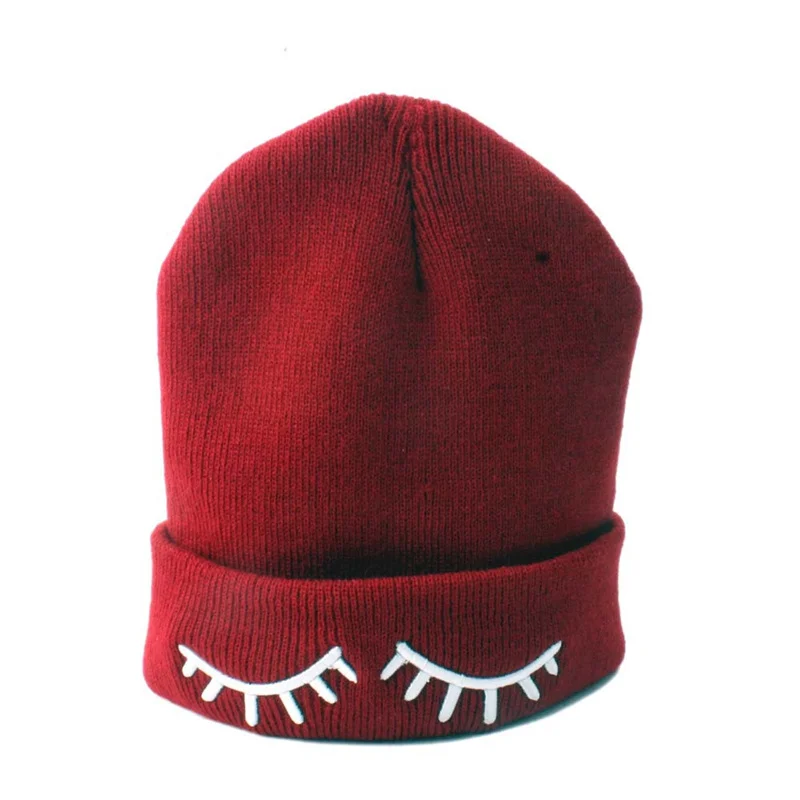 Модная шапочка зимняя Шапки для Для женщин вязаный крючком вязать Skullies теплые шапки женский вязаный Стильная шапка