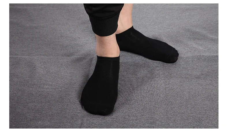 5 пар/лот, мужские короткие носки, белые, черные, серые, три однотонных цвета, носки для мужчин и женщин, всесезонные Дышащие носки, мужские повседневные
