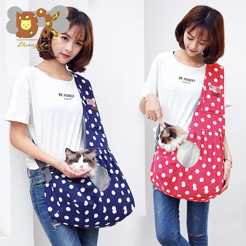 DannyKarl сумка для переноски питомцев модная парусиновая сумка для питомцев сумка для собак переносная сумка-слинг сумка на плечо для кошек и собак