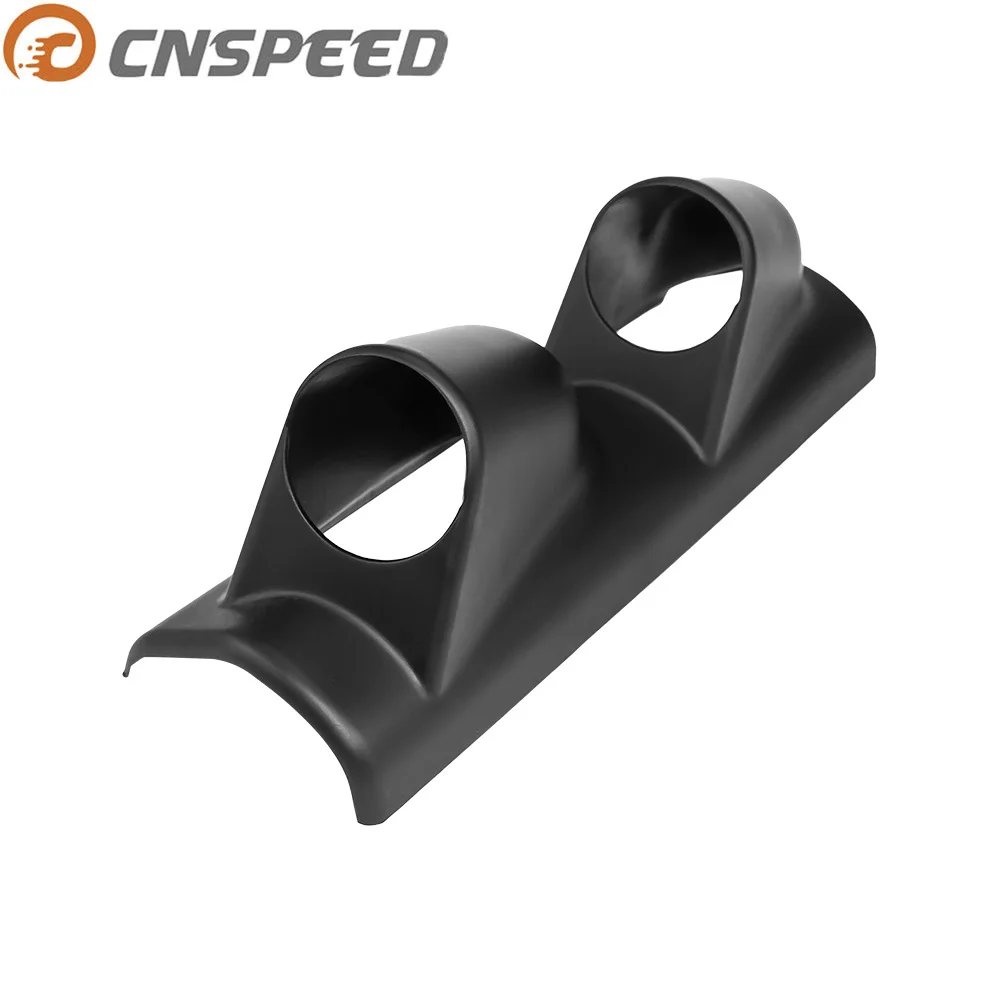 CNSPEED Автомобильный манометр с левой стороны 2 &quot52 мм черный столб под отверстия